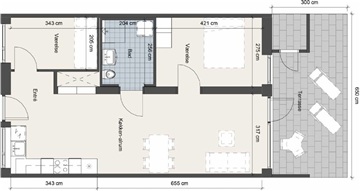 Photo 8. Apartment, Rønnebærvænget, Holbæk 