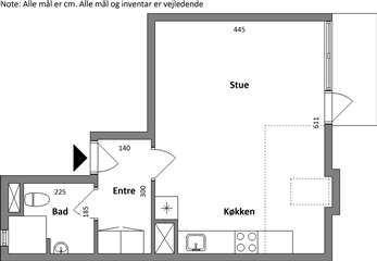 Billede 1. Lejlighed, Skolegade, Skjern 