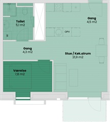 Billede 7. Lejlighed, Vilhelm Ehlerts Alle, Viborg 