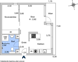 Billede 15. Lejlighed, Indiakaj, København Ø 