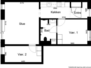 Billede 1. Lejlighed, Torvegyden, Skørping 