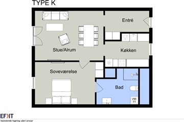 Photo 1. Apartment, Vejgaard Bymidte, Aalborg 