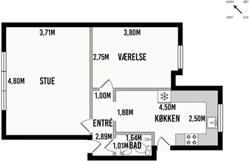 Photo 9. Apartment, Ane Dams Gade, Nørresundby 