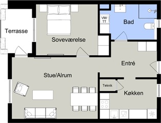 Photo 12. Apartment, Vejgaard Bymidte, Aalborg 