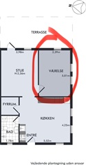 Billede 5. Værelse, Arnhem Alle, Dragør 