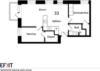 Photo 8. Apartment, Jens Kofoeds Gade, Taastrup 