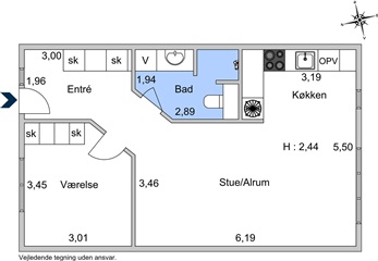 Photo 8. Apartment, Ågades Passage, Aalborg 