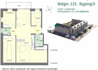Photo 14. Apartment, Vestfløjen, Brønshøj 