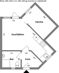 Billede 1. Lejlighed, Frydenshøj, Thisted 