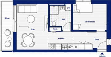 Photo 1. Apartment, Munkebjergvænget, Odense M 