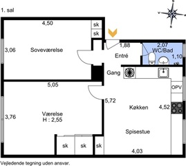 Photo 1. Apartment, Rosenholms Allé, Valby 