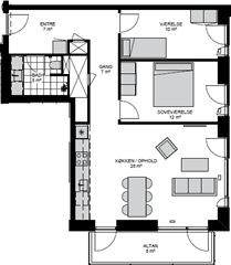 Photo 10. Apartment, Vindrosen, Risskov 