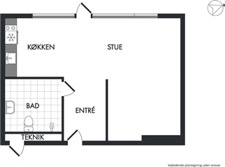 Billede 10. Lejlighed, Poul Bundgaards Vej, Valby 