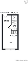 Billede 17. Lejlighed, Finsensvej, Frederiksberg 