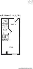 Billede 17. Lejlighed, Finsensvej, Frederiksberg 