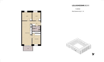 Billede 5. Lejlighed, Etta Camerons Vej, København SV 