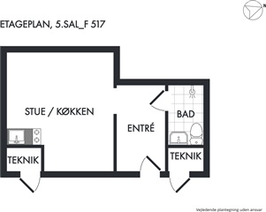 Billede 17. Lejlighed, Finsensvej, Frederiksberg 