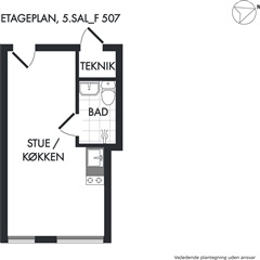 Billede 17. Lejlighed, Finsensvej, Frederiksberg 