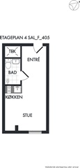 Billede 17. Lejlighed, Finsensvej, Frederiksberg 