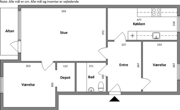 Photo 1. Apartment, Revlingbakken, Aalborg 