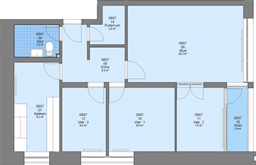Photo 1. Apartment, Præstebakken, Esbjerg 