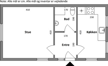 Billede 1. Lejlighed, Rosenvangen, Store Heddinge 