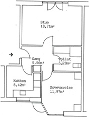 Photo 1. Apartment, Kirkepladsen, Holstebro 