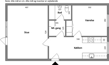 Photo 1. Apartment, Solbakken, Hadsund 