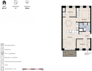 Billede 13. Lejlighed, Fjerkløvervej, Ballerup 