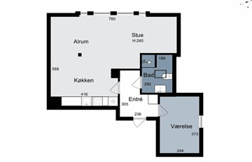 Photo 2. Apartment, Toldgade, Højer 