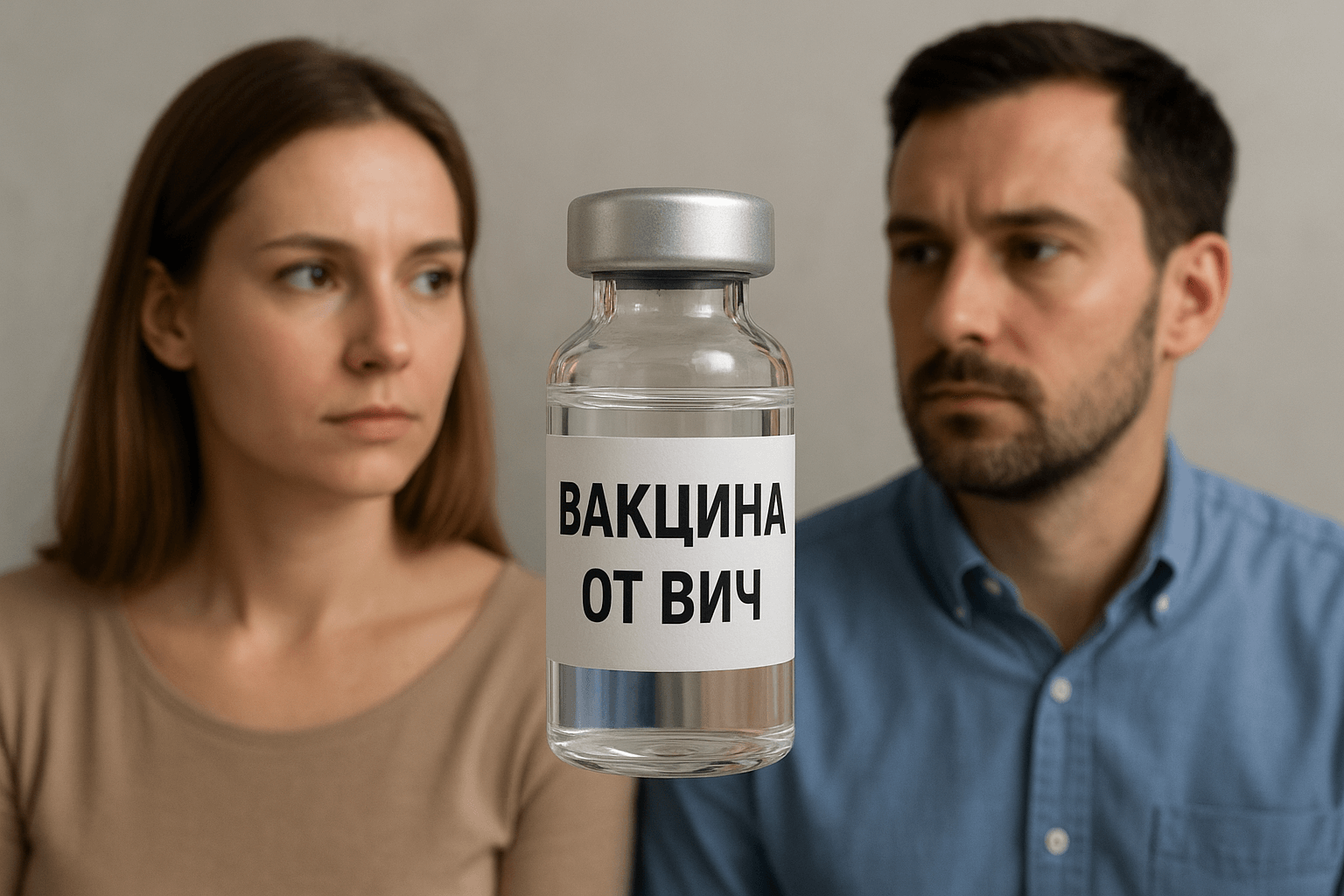 Тримерная вакцина против ВИЧ действует по-разному на мужчин и женщин