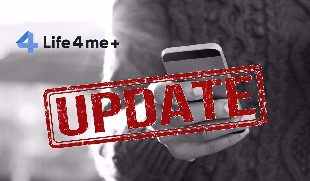 Today we released a major Life4me+ mobile App update for iOS and Android. - picture 1 Today we released a major Life4me+ mobile App update for iOS and Android. - picture 1