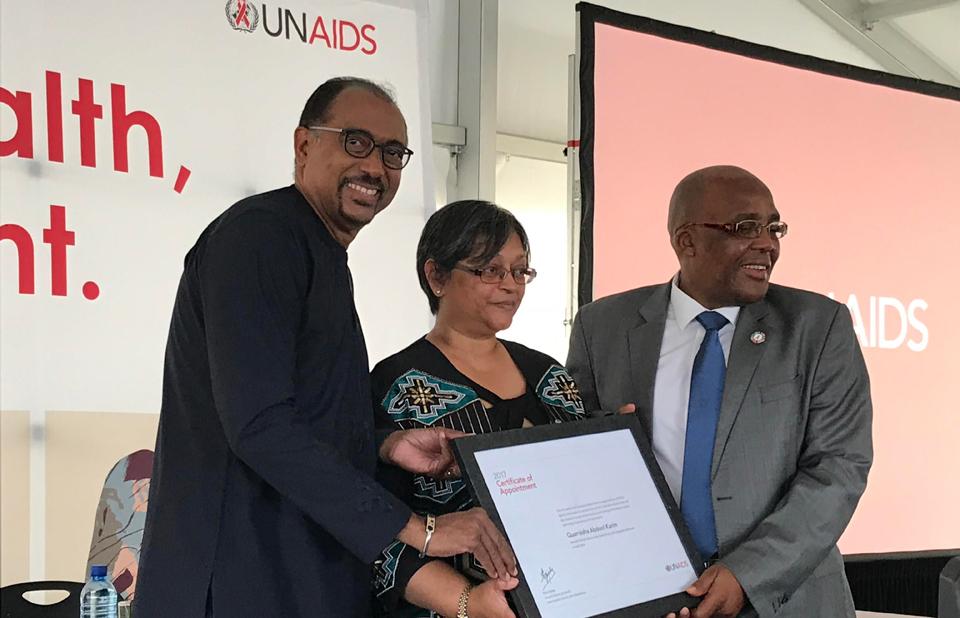 Quarraisha Abdool Karim appointed as a UNAIDS Special Ambassador for Adolescents - picture 1 Quarraisha Abdool Karim appointed as a UNAIDS Special Ambassador for Adolescents - picture 1