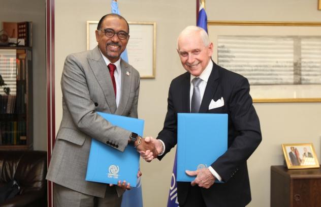 UNAIDS and IOM signed a partnership agreement - picture 1 UNAIDS and IOM signed a partnership agreement - picture 1