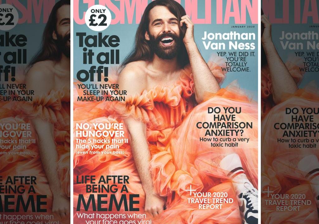 На обложке Cosmopolitan UK впервые за 35 лет оказался мужчина – ВИЧ-позитивный Джонатан Ван Несс - изображение 1 На обложке Cosmopolitan UK впервые за 35 лет оказался мужчина – ВИЧ-позитивный Джонатан Ван Несс - изображение 1