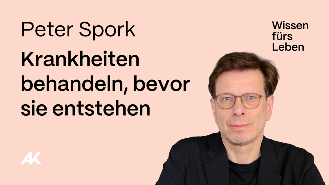© Peter Spork Portraitfoto von Peter Spork. Titel des Vortrags: Krankheiten behandeln, bevor sie entstehen