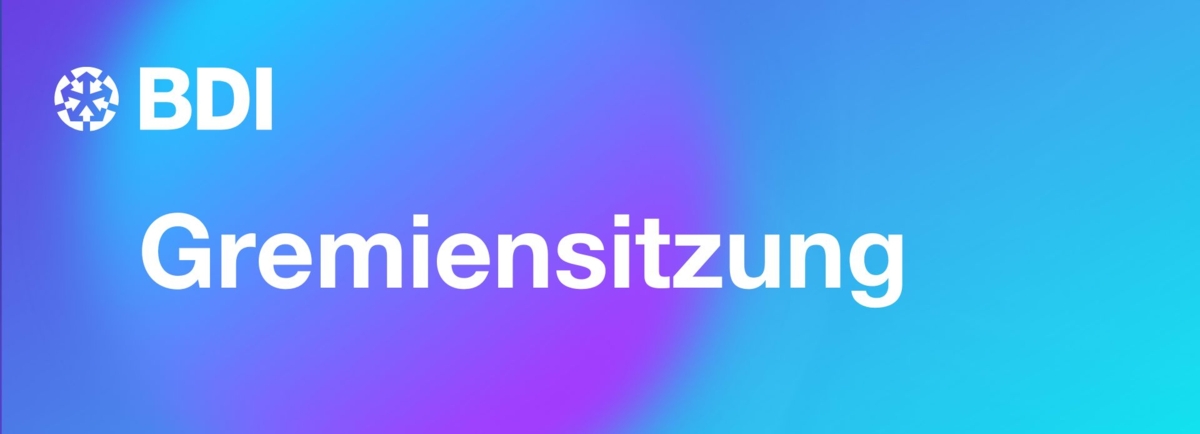Header - BDI-Gremiensitzungen