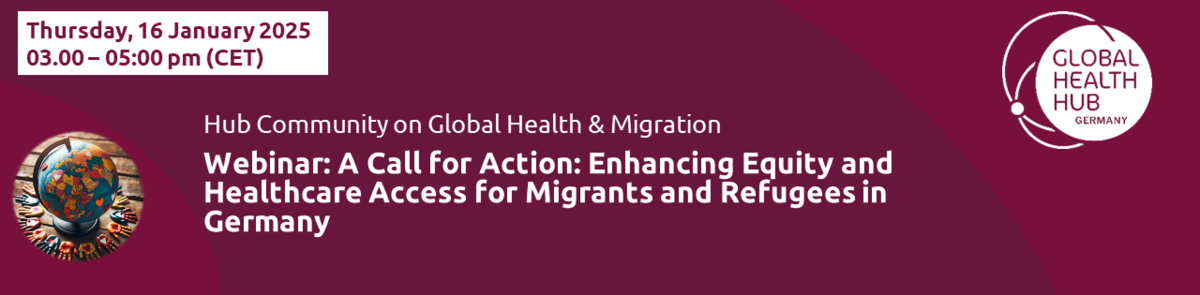 Header - A Call for Action: Enhancing Equity and Healthcare Access for Migrants and Refugees in Germany