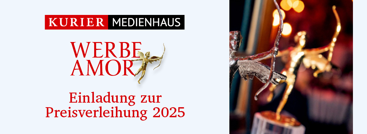 Header - Preisverleihung KURIER Werbe-Amor 2025