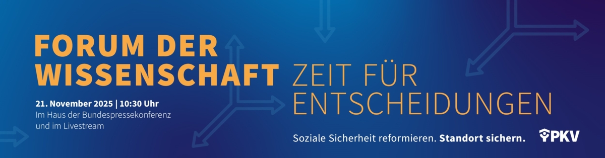 Header - Forum der Wissenschaft - ZEIT FÜR ENTSCHEIDUNGEN - Soziale Sicherheit reformieren. Standort sichern.