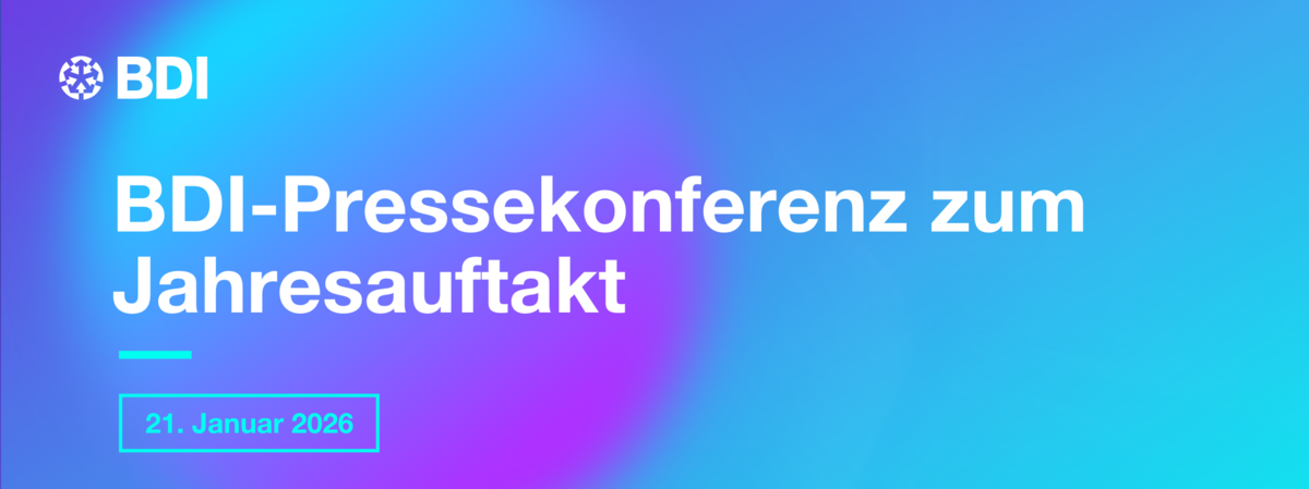 Header - BDI-Pressekonferenz zum Jahresauftakt 2026