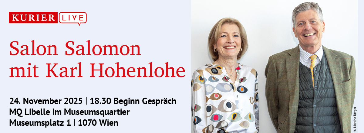 Header - KURIER LIVE | Salon Salomon mit Karl Hohenlohe