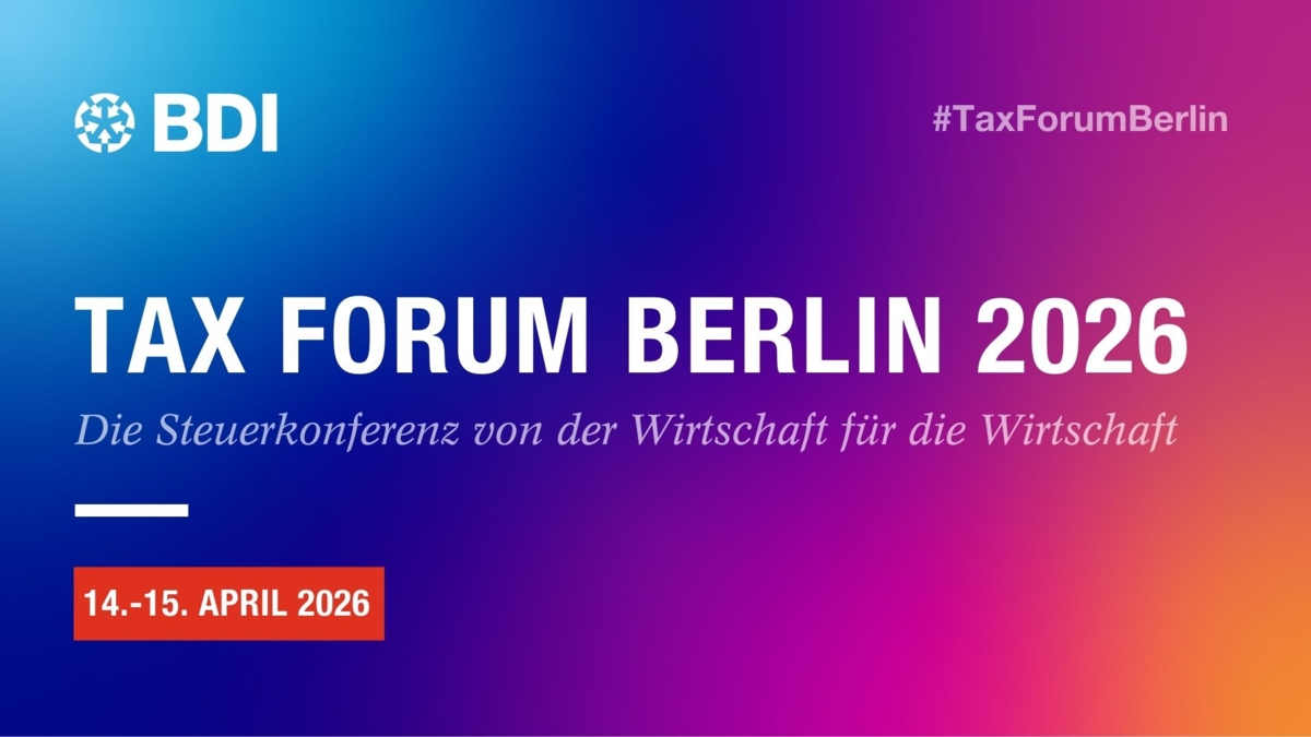 Header - Tax Forum Berlin 2026 INTERESSENBEKUNDUNG