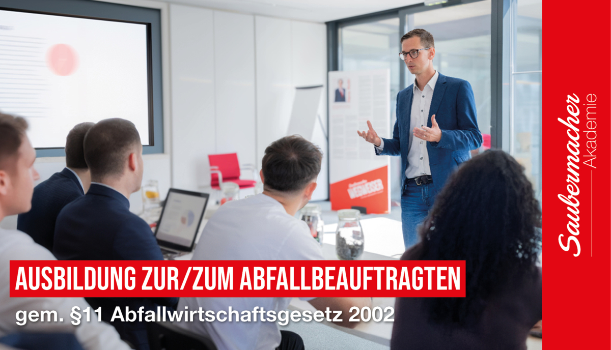 Header - Ausbildung zur/zum Abfallbeauftragten gem. §11 Abfallwirtschaftsgesetz 2002