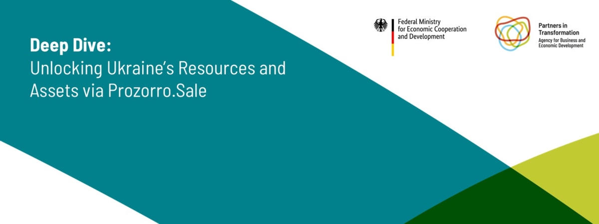 Header - Deep Dive: Unlocking Ukraine’s Resources and Assets via Prozorro.Sale