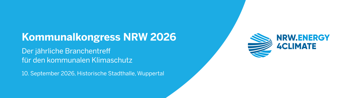 Header - Kommunalkongress NRW 2026 – Der jährliche Branchentreff für den kommunalen Klimaschutz