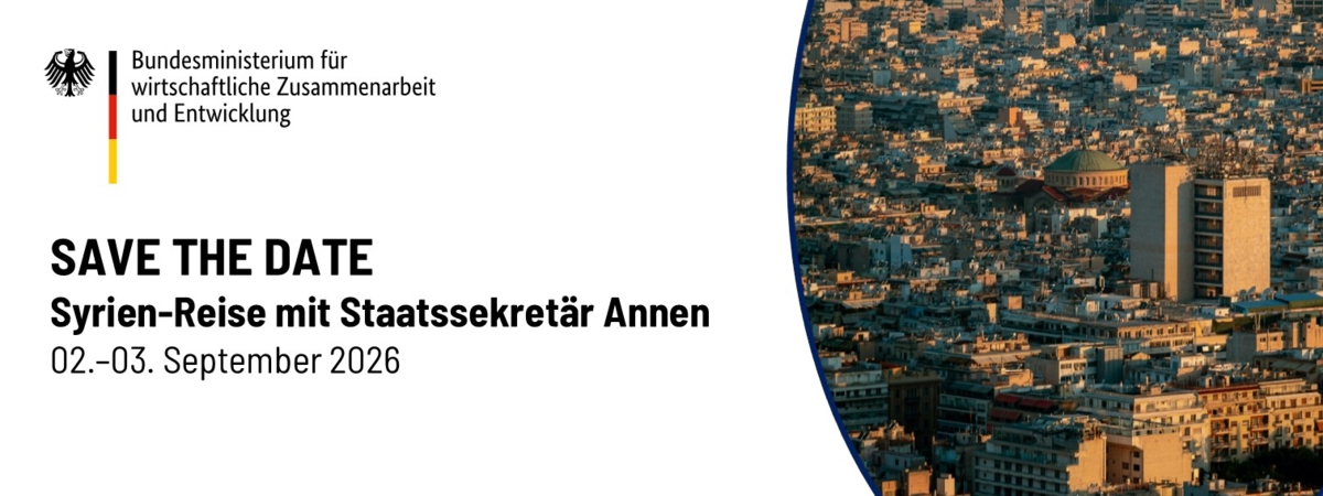 Header - Syrien-Reise Staatssekretär Annen