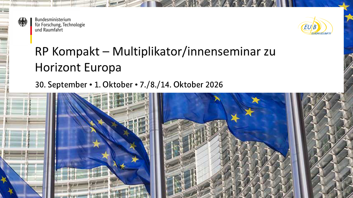 Header - RP Kompakt - Multiplikator/innenseminar zu Horizont Europa