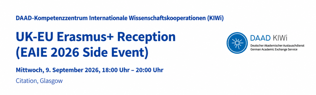 Header - UK-EU Erasmus+ Reception (EAIE 2026 Side Event)