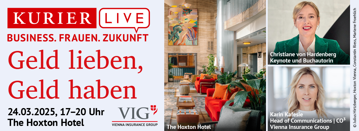 Header - KURIER LIVE | Business. Frauen. Zukunft - Neues wagen, Erfolg gestalten!